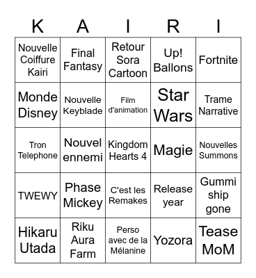 D23 Bingo Card
