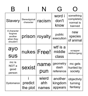 Ship breaker bingo Card