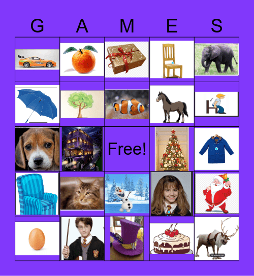 Everything Bingo Card