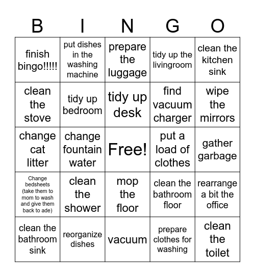 Productivity Bingo - 2h RUSH! Bingo Card