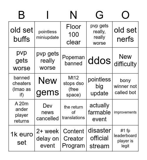 Dso Q4 2026 Bingo Card