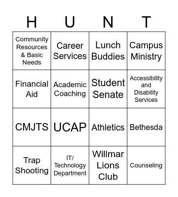 Willmar - Name _____________________ Star/Tech ID _________________ Bingo Card