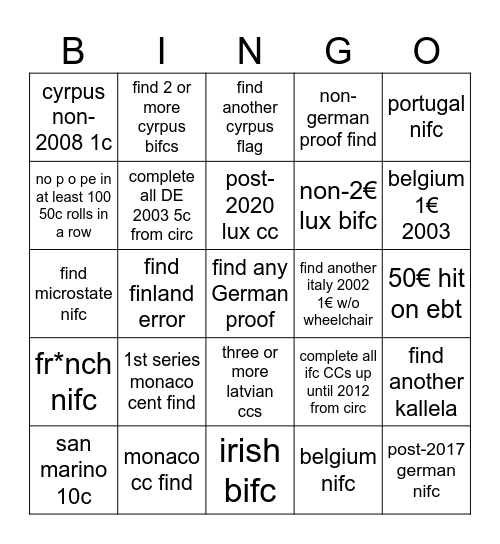 Astatine's Bingo 2026-2027 Bingo Card