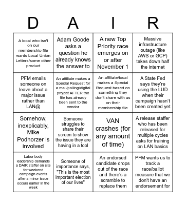 DAIR Labor 2026 Bingo Card