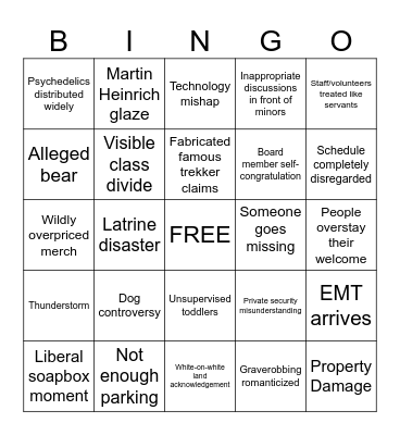 100th Bingo Card