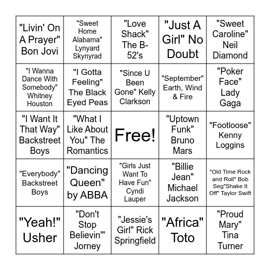 Round 1 - Everyone Knows These Bingo Card