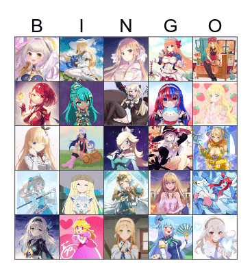 Best girls <3 Bingo Card