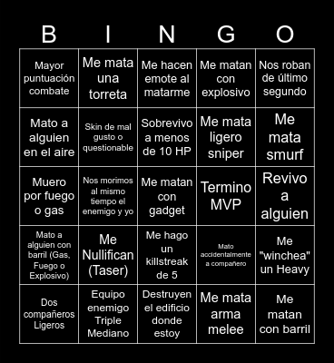FinalBingo Card