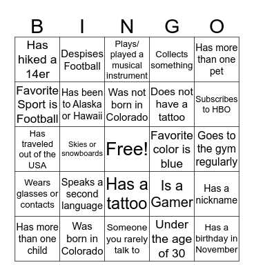 Lab Week Bingo! Bingo Card