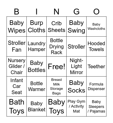 Udoku & Henry’s Gift Bingo Card