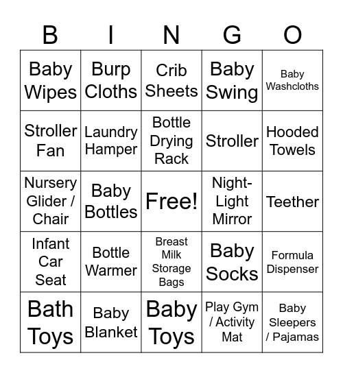 Udoku & Henry’s Gift Bingo Card