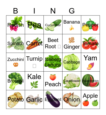 OGGYS FARM Bingo Card