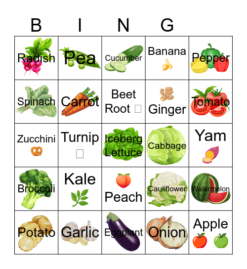 OGGYS FARM Bingo Card