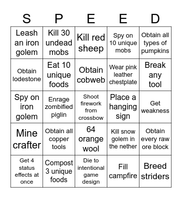 DRAFTOUT!!! Bingo Card