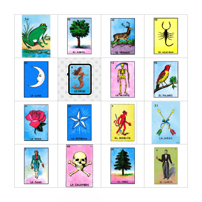 Loteria Bingo Card