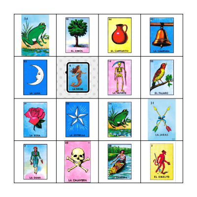 Loteria Bingo Card