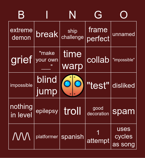 recent tab bingo race 54 Bingo Card