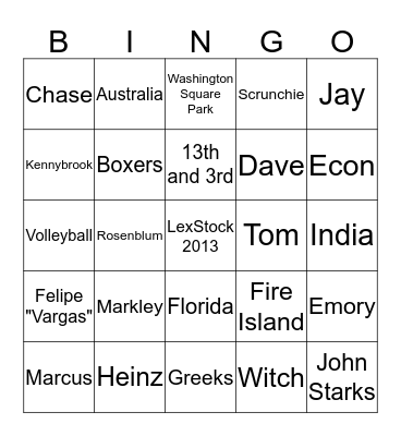 Lexi's Bachelorette BingoJune 7, 2013 Bingo Card