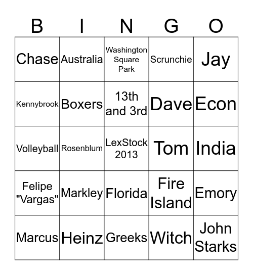 Lexi's Bachelorette BingoJune 7, 2013 Bingo Card