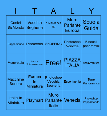Previsioni Italia In Miniatura 2026 Bingo Card