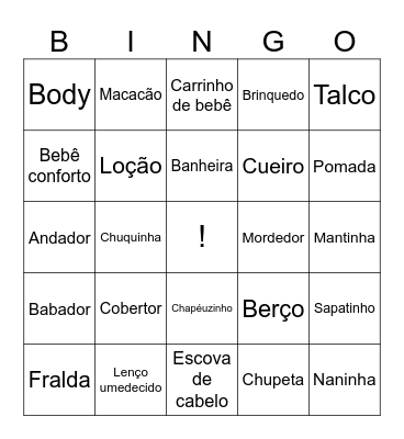 Bingo do Mattheo Bingo Card