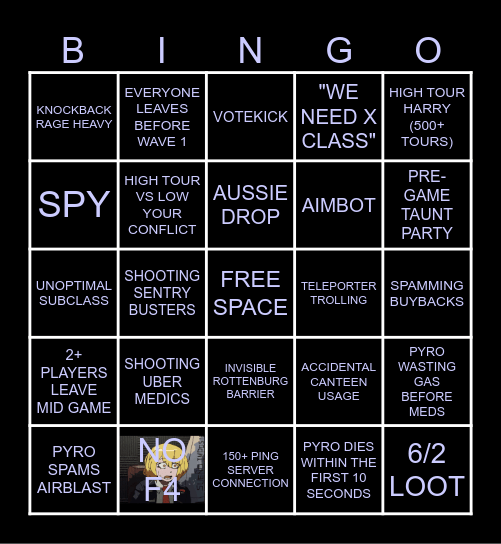 MVM BINGO Card