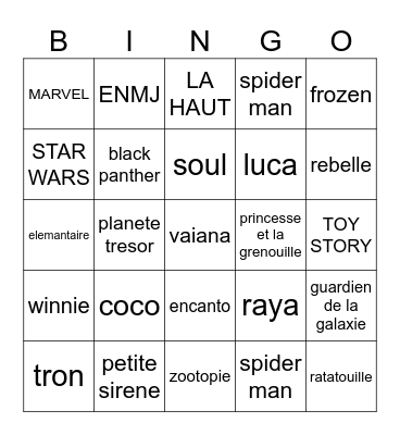 KH world us Bingo Card
