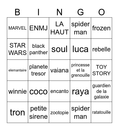 KH world us Bingo Card