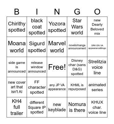 SKDO New 2026 KH News Bingo Card