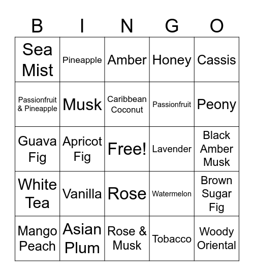 Tijon Tampa: Bingo & Blend Bingo Card