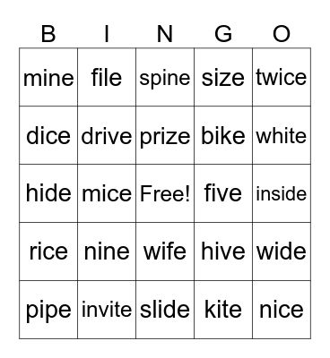 20260818 i_e word Bingo Card