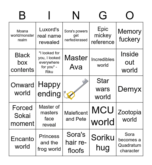bingo 1 Bingo Card
