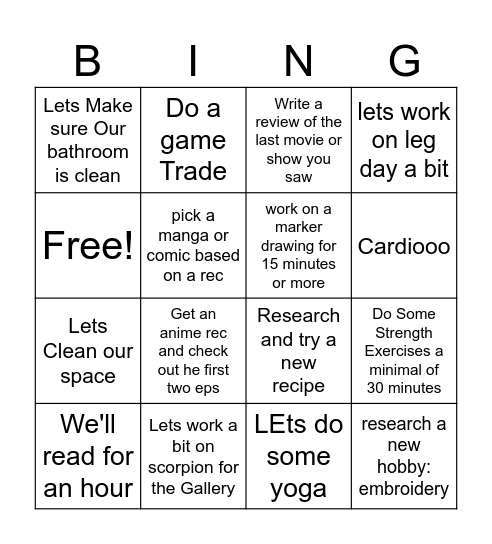Piggy Bingo Card