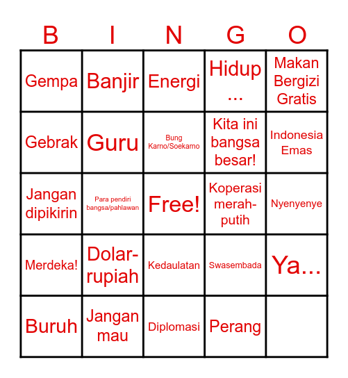 Prabingo Card