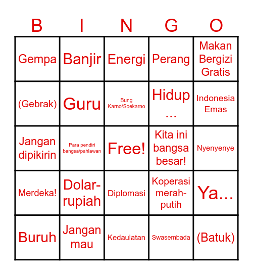Prabingo Card
