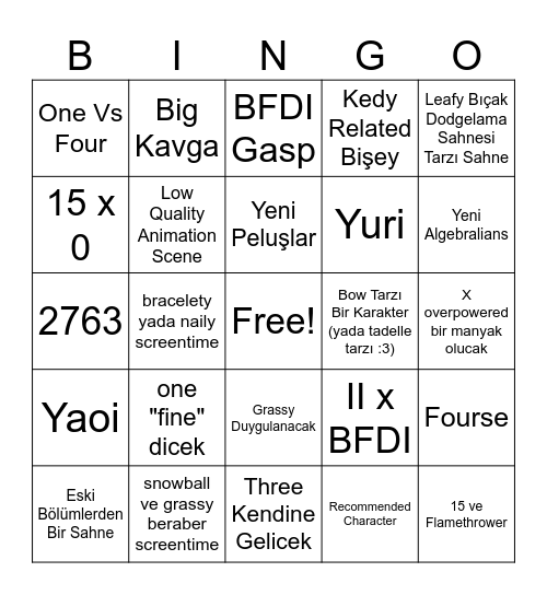 TPOT 24 BINGO Card