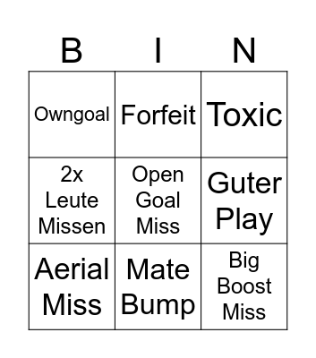 Raphael RL Bingo Card