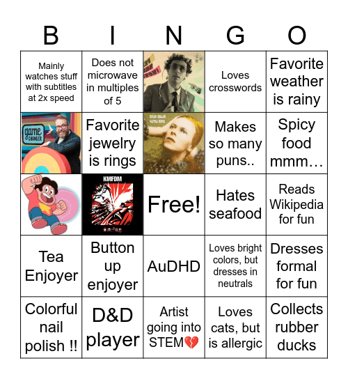notElipk Bingo Card