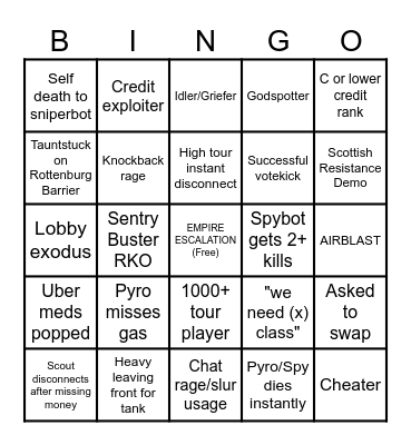 (MvM) Two Cities Bingo Card