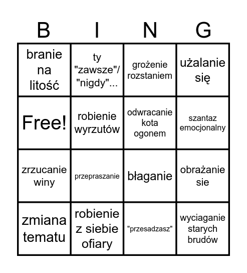 xdd Bingo Card