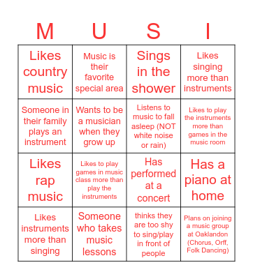 Find someone who... Bingo Card