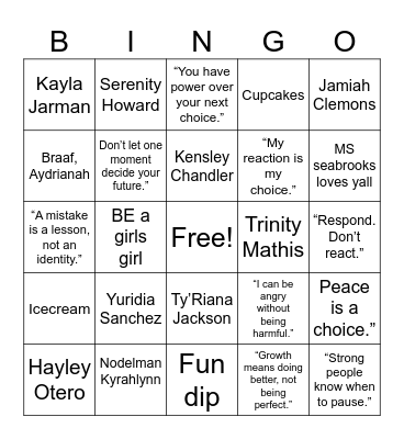 NEW ART GROUP Bingo Card
