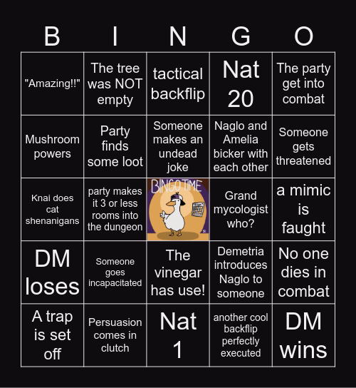 Altered Interlude E5 | The Sapwood Bingo Card