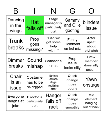 Baskerville Tech Bingo Card