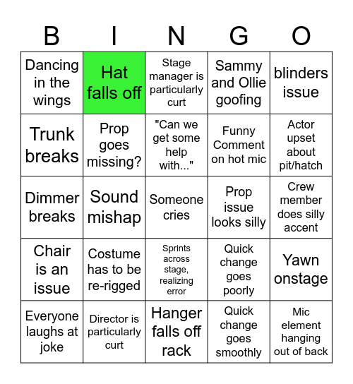 Baskerville Tech Bingo Card