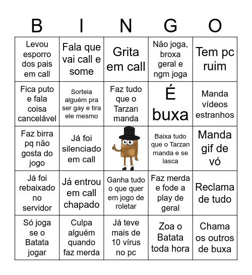 Bingo do Caixa Eletrônico Bingo Card