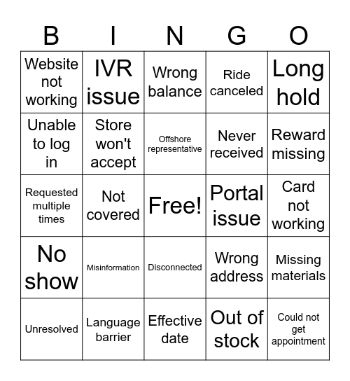 COMPLIANCE TRIGGER WORDS Bingo Card