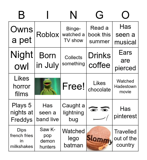 Get to Know You Bingo Card