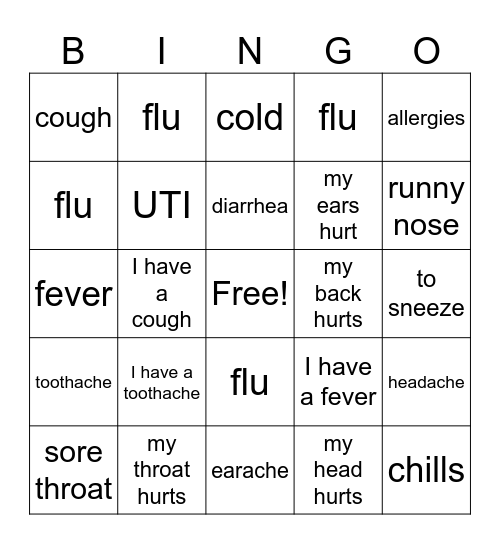 Deb Bingo Card