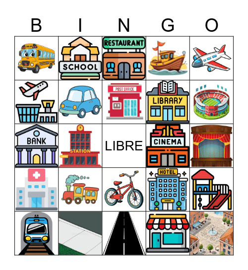 La Ciudad Bingo Card